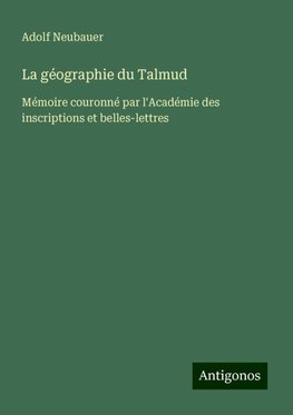 La géographie du Talmud