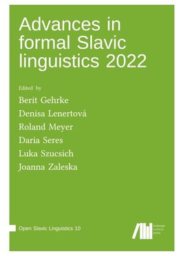 Advances in Formal Slavic Linguistics 2022