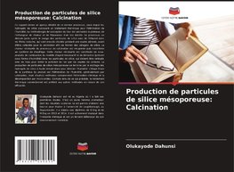 Production de particules de silice mésoporeuse: Calcination