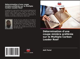 Détermination d'une coupe minière préférée sur le Multiple Carbon Leader Reef