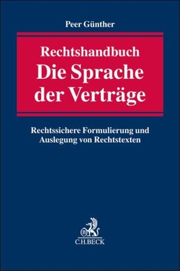 Handbuch der guten Vertragssprache