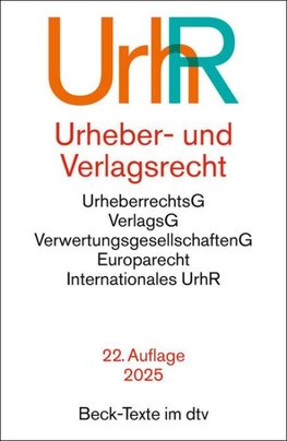Urheber- und Verlagsrecht. UrhR