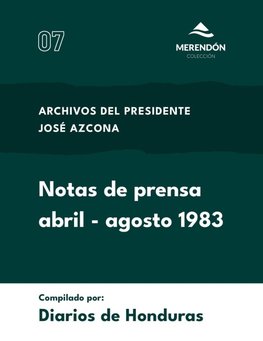 Notas de prensa abril-agosto de 1983