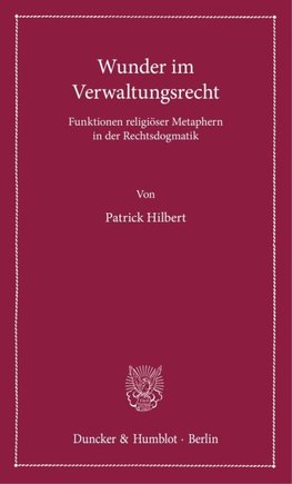 Wunder im Verwaltungsrecht