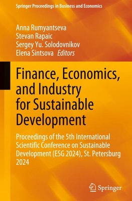 Finance, Economics, and Industry for Sustainable Development