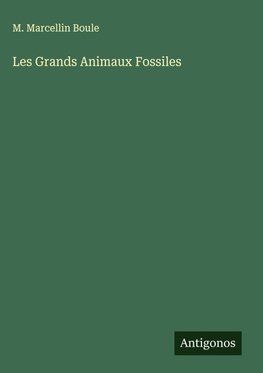 Les Grands Animaux Fossiles