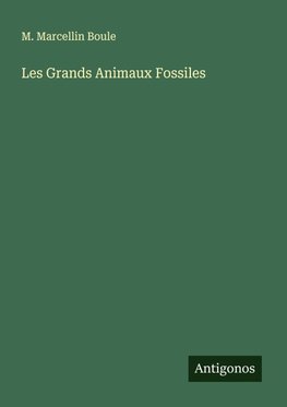 Les Grands Animaux Fossiles