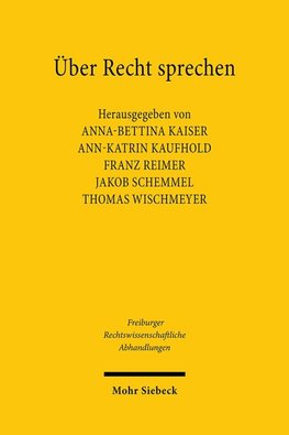 Über Recht sprechen