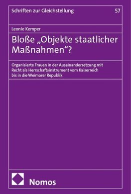 Bloße "Objekte staatlicher Maßnahmen"?
