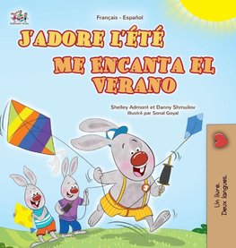 J'adore l'été (Livre pour enfants bilingue français-espagnol)