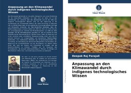 Anpassung an den Klimawandel durch indigenes technologisches Wissen