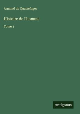 Histoire de l'homme