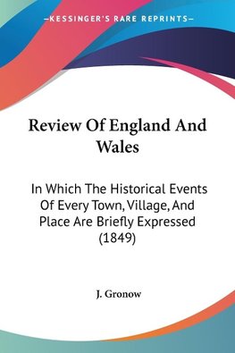 Review Of England And Wales