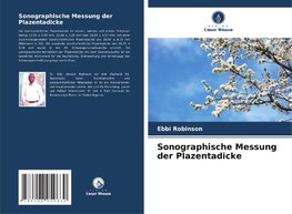 Sonographische Messung der Plazentadicke