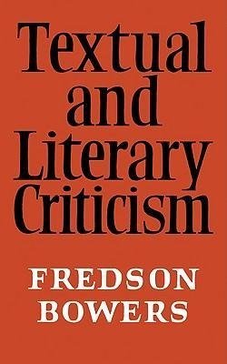 Textual and Literary Criticism