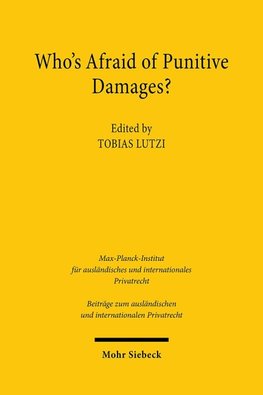 Who's Afraid of Punitive Damages?