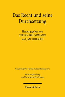 Das Recht und seine Durchsetzung