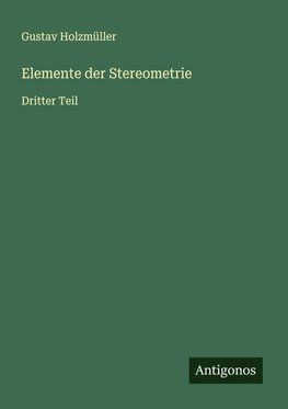 Elemente der Stereometrie