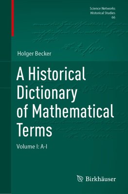 A Historical Dictionary of Mathematical Terms