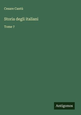 Storia degli italiani