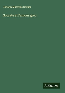 Socrate et l'amour grec