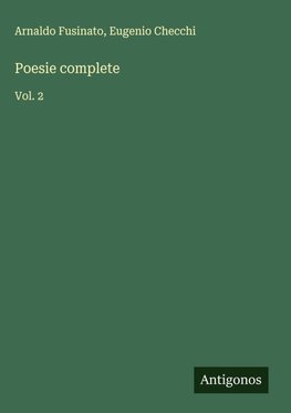 Poesie complete
