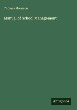 Manual of School Management
