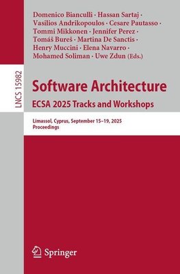 Software Architecture. ECSA 2025 Tracks and Workshops