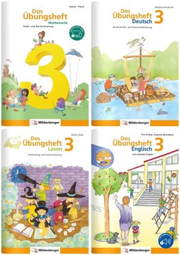 Sicher ins 4. Schuljahr - Paket: Rechnen - Schreiben - Lesen - Grammatik - Englisch · Klasse 3