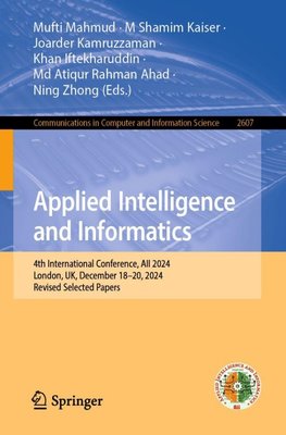 Applied Intelligence and Informatics