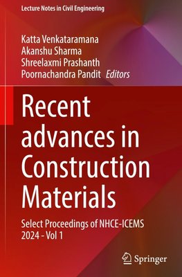 Recent advances in Construction Materials