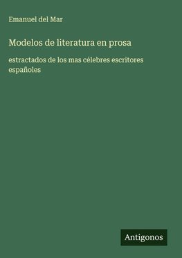 Modelos de literatura en prosa