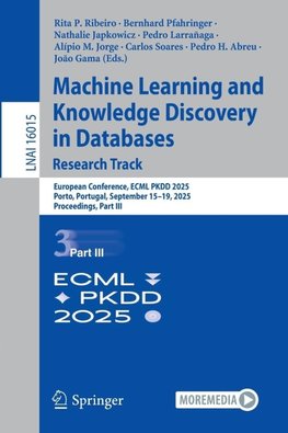 Machine Learning and Knowledge Discovery in Databases. Research Track