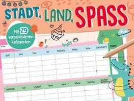 Stadt, Land, Spaß - Spieleblock