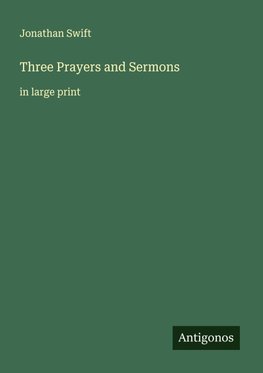 Three Prayers and Sermons