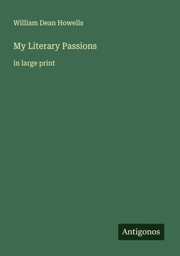 My Literary Passions
