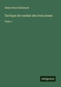 Tactique de combat des trois armes