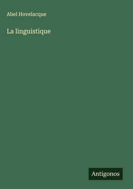 La linguistique