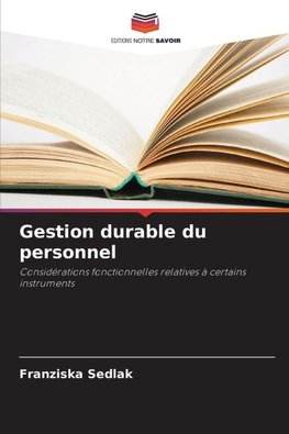 Gestion durable du personnel