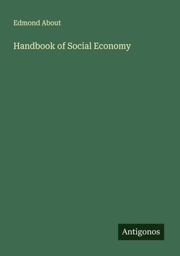 Handbook of Social Economy