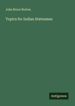 Topics for Indian Statesmen