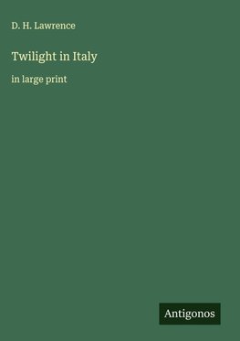 Twilight in Italy