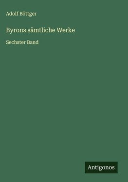 Byrons sämtliche Werke