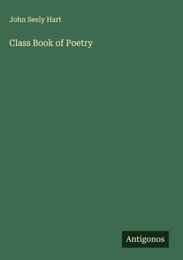 Class Book of Poetry