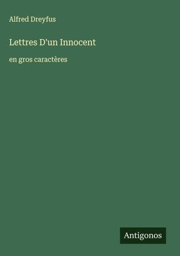 Lettres D'un Innocent