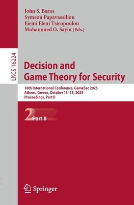 Game Theory and AI for Security