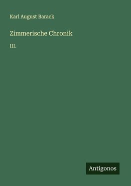 Zimmerische Chronik