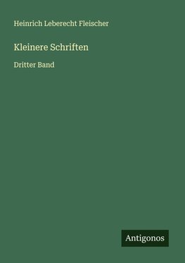 Kleinere Schriften