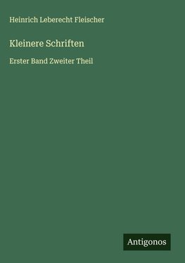 Kleinere Schriften
