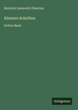 Kleinere Schriften